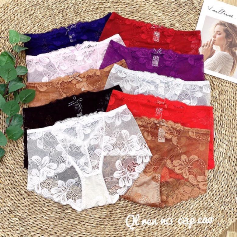 Quần Lót Ren ️Quần Lót Ren Đùi, Quần Bigsize Dành Cho Người Béo - Elisa Shop