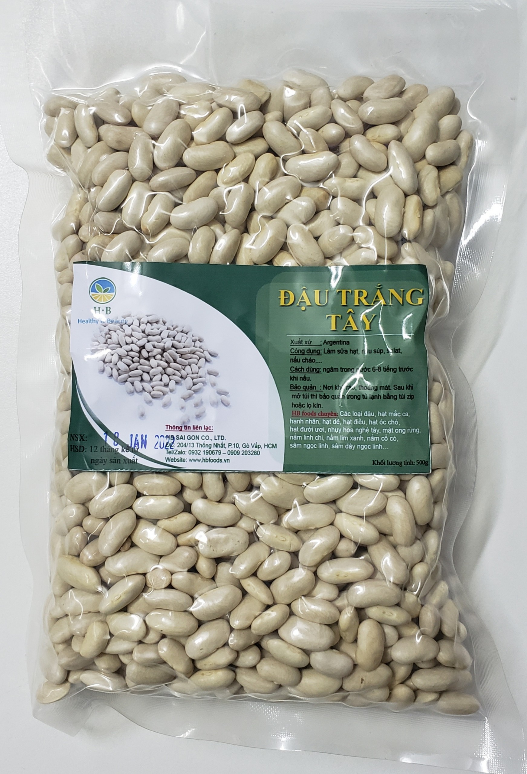 Đậu Trắng Tây - Argentina 500g