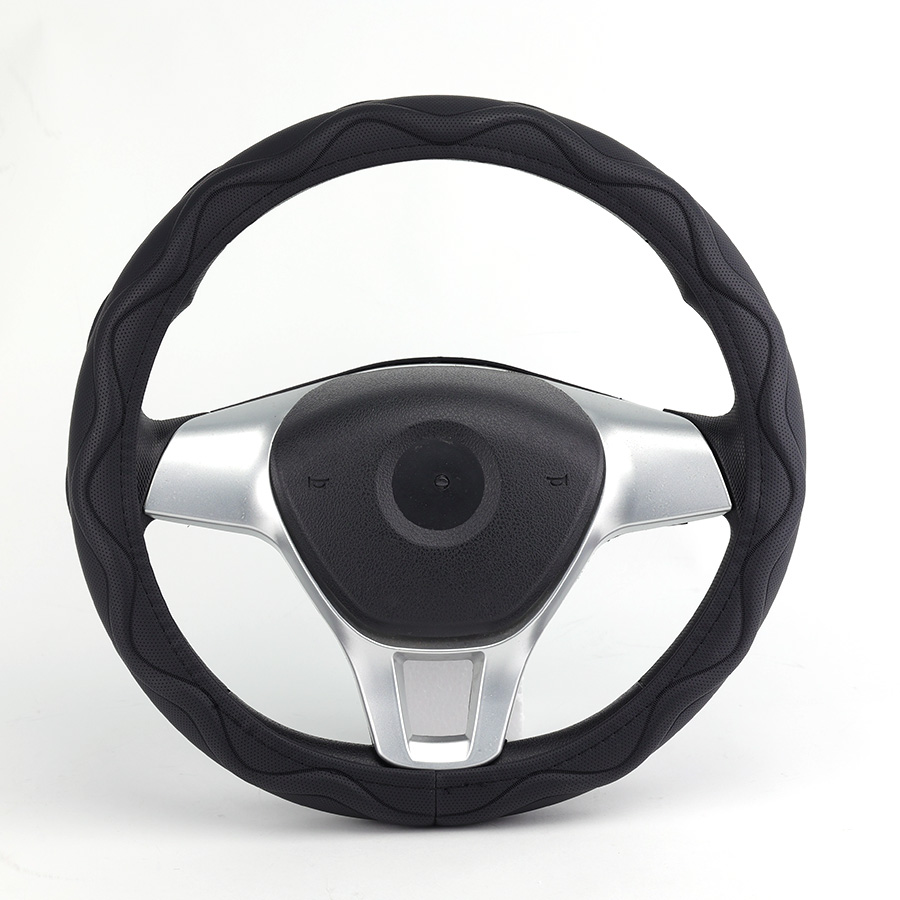 Bọc Vô Lăng CIND Y019 Size M Màu Đen Da PU Lõi TPE Chống Trượt Siêu Êm - Nhập Khẩu Chính Hãng