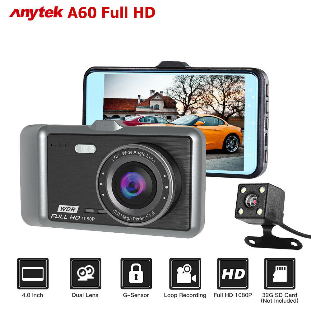 Camera Hành Trình Trước Sau Anytek A60 Full HD