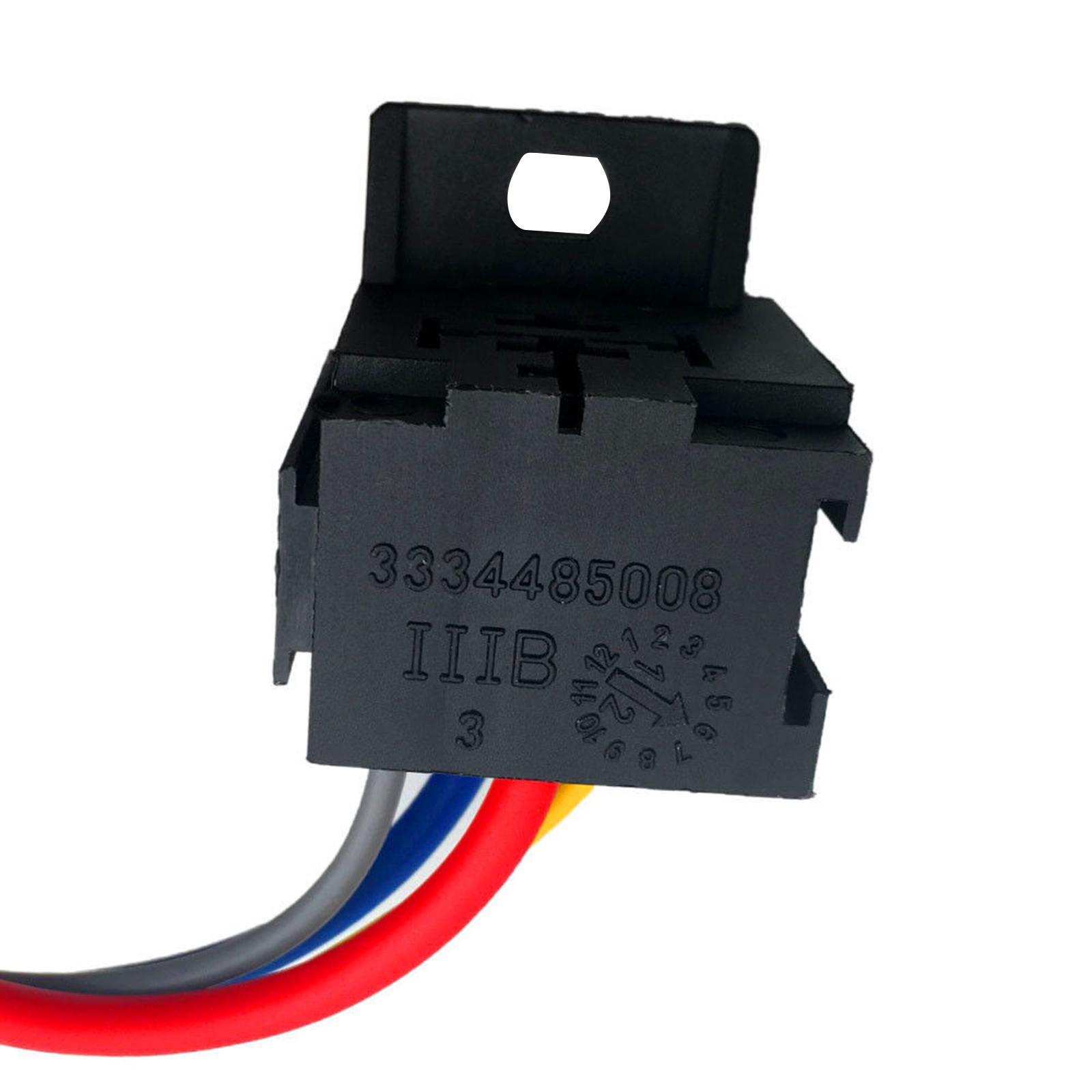 Electric Fuel Pump Relay Set 30Amp 12V High Performance Replaces Durable