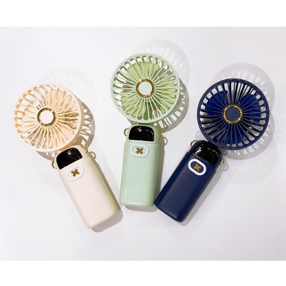 Quạt makeup mini 5 cấp độ để bàn cầm tay tích điện 6000mAh siêu mát - Hity Beauty