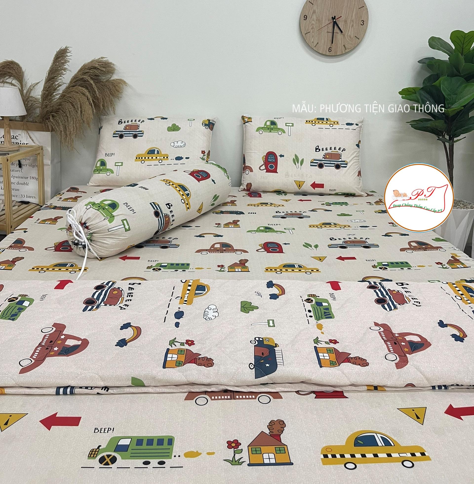 Ga Chống Thấm Cao Cấp PT Mẫu Họa Tiết Phương Tiện Giao Thông