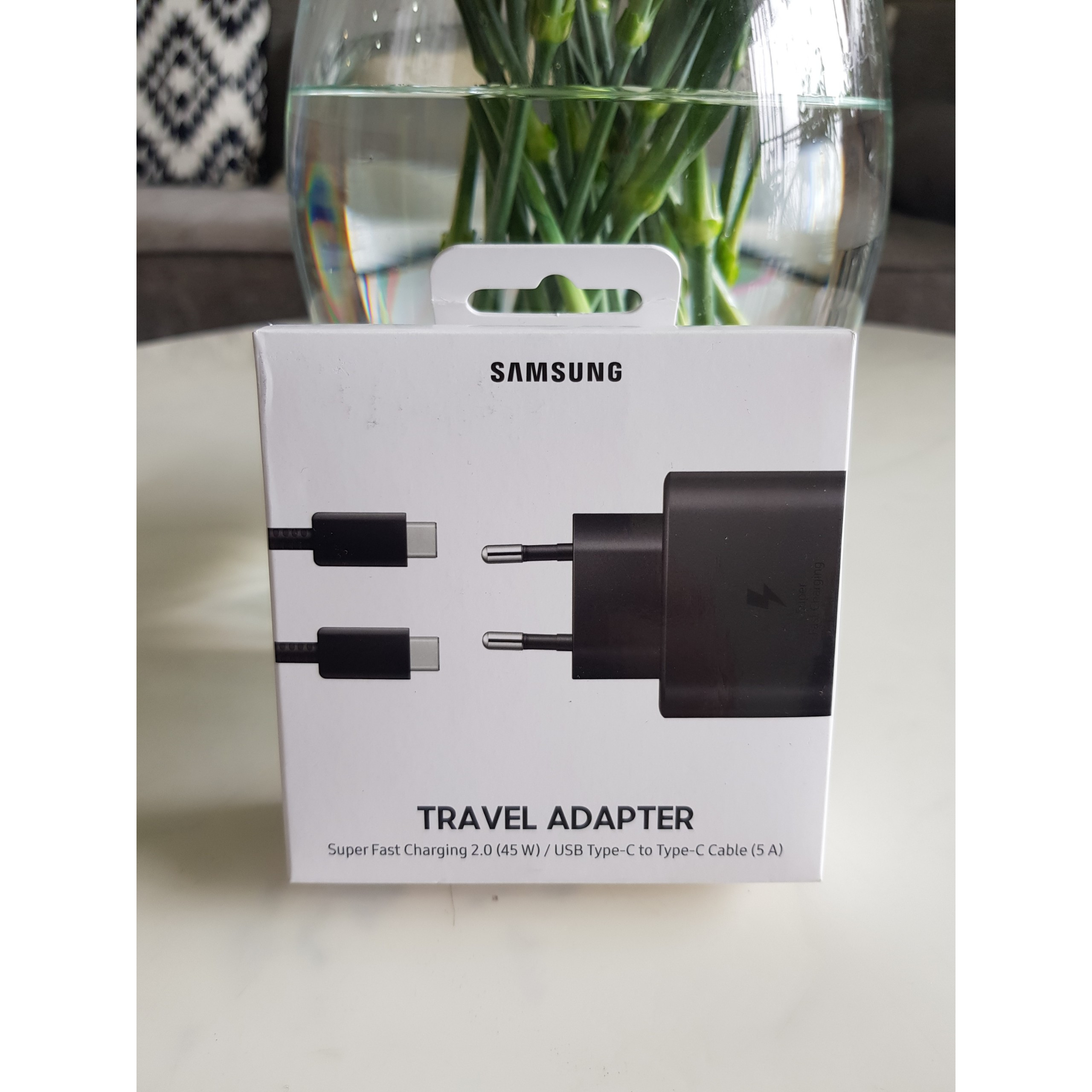 Bộ Sạc Nhanh Samsung 45W Travel Adapter ( Kèm Cáp 5A ) Full Hộp Nguyên Seal - Hàng Chính Hãng