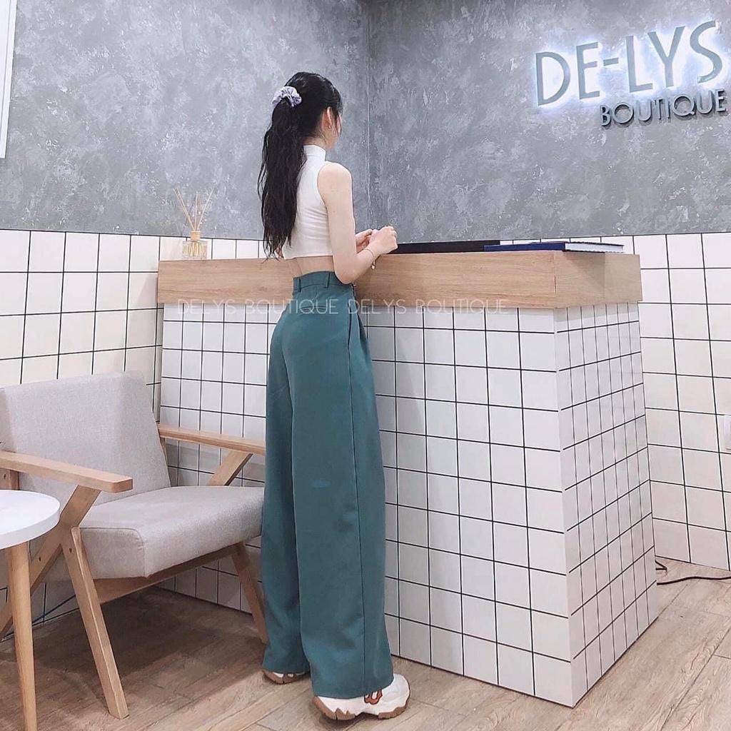 023- SET ÁO CỔ LỌ QUẦN XANH