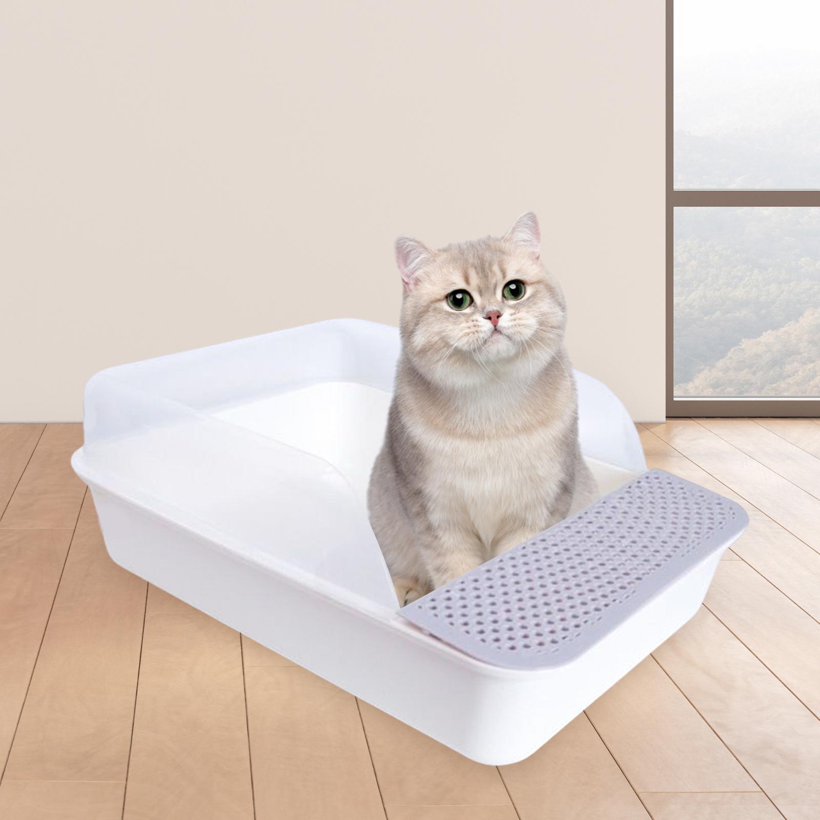 Open  Tray Sturdy Sandbox for Rabbit Indoor Cats Cats Supplies