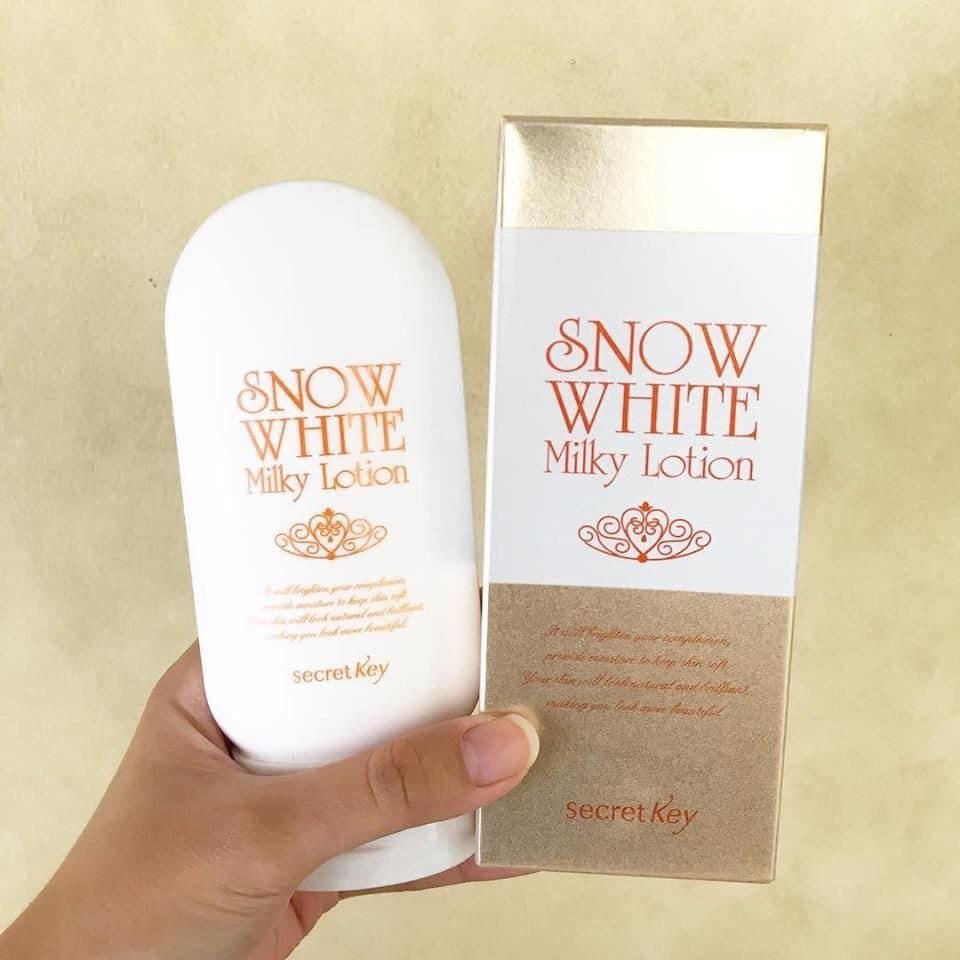 Sữa Dưỡng Trắng Da Secret Key Snow White Milky Lotion (120g)