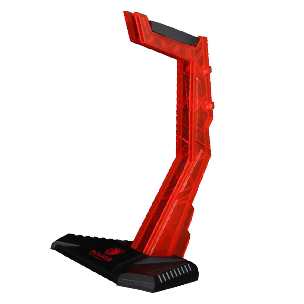 Red Acrylic Headphone Stand Modular Headset Holder Display Holder