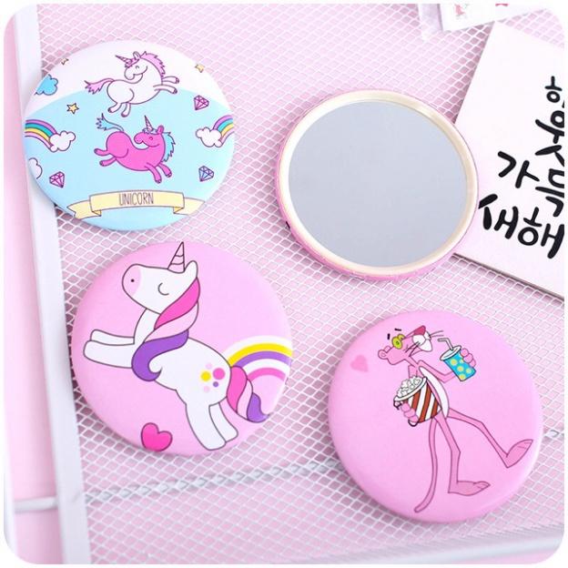 Gương mini ngựa Unicorn và Panther