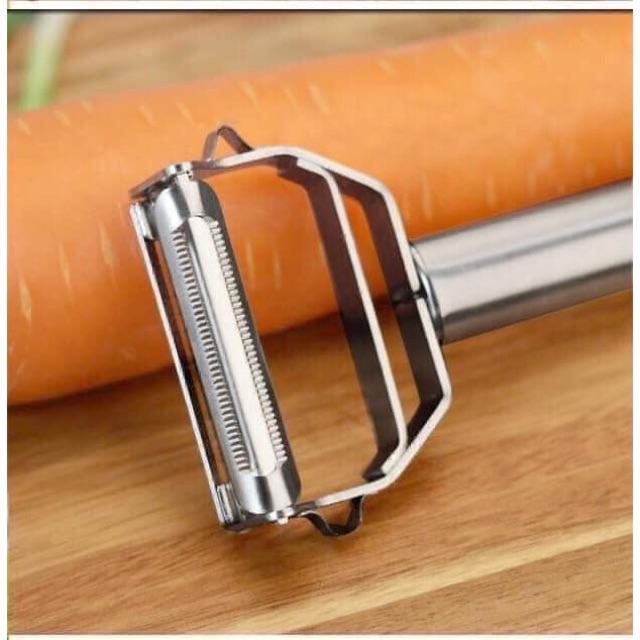 Nạo gọt củ quả inox đa năng 3 trong 1