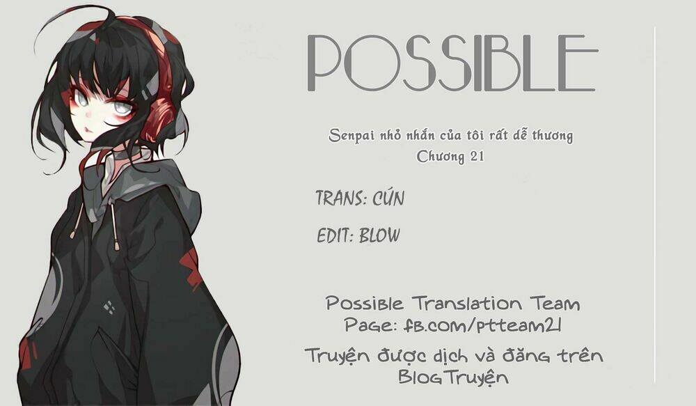 senpai nhỏ nhắn của tôi rất dễ thương chapter 21 2