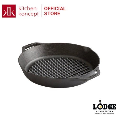 Lodge - Chảo gang nướng hai quai - 30.48cm