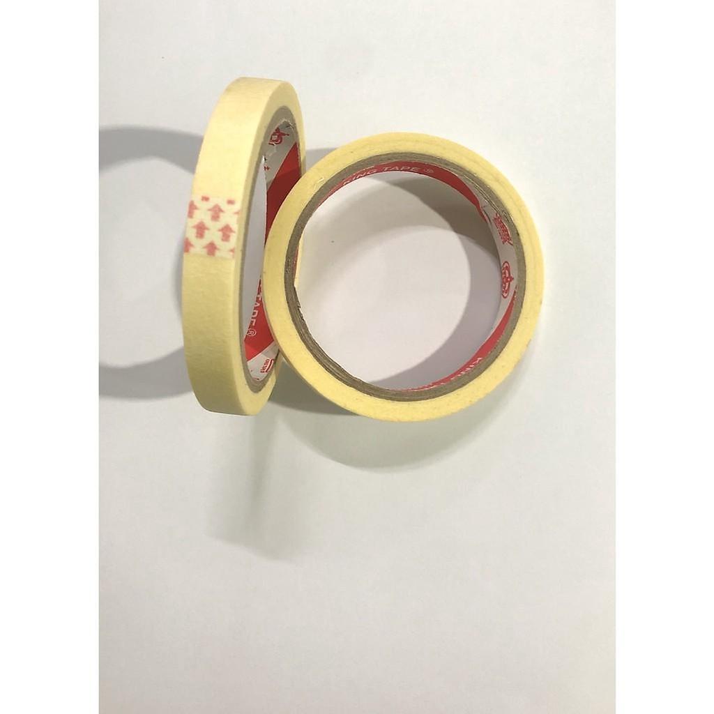 BĂNG KEO GIẤY NHĂN 1.2cm, 2.4cm, 4.8cm - 1 cây