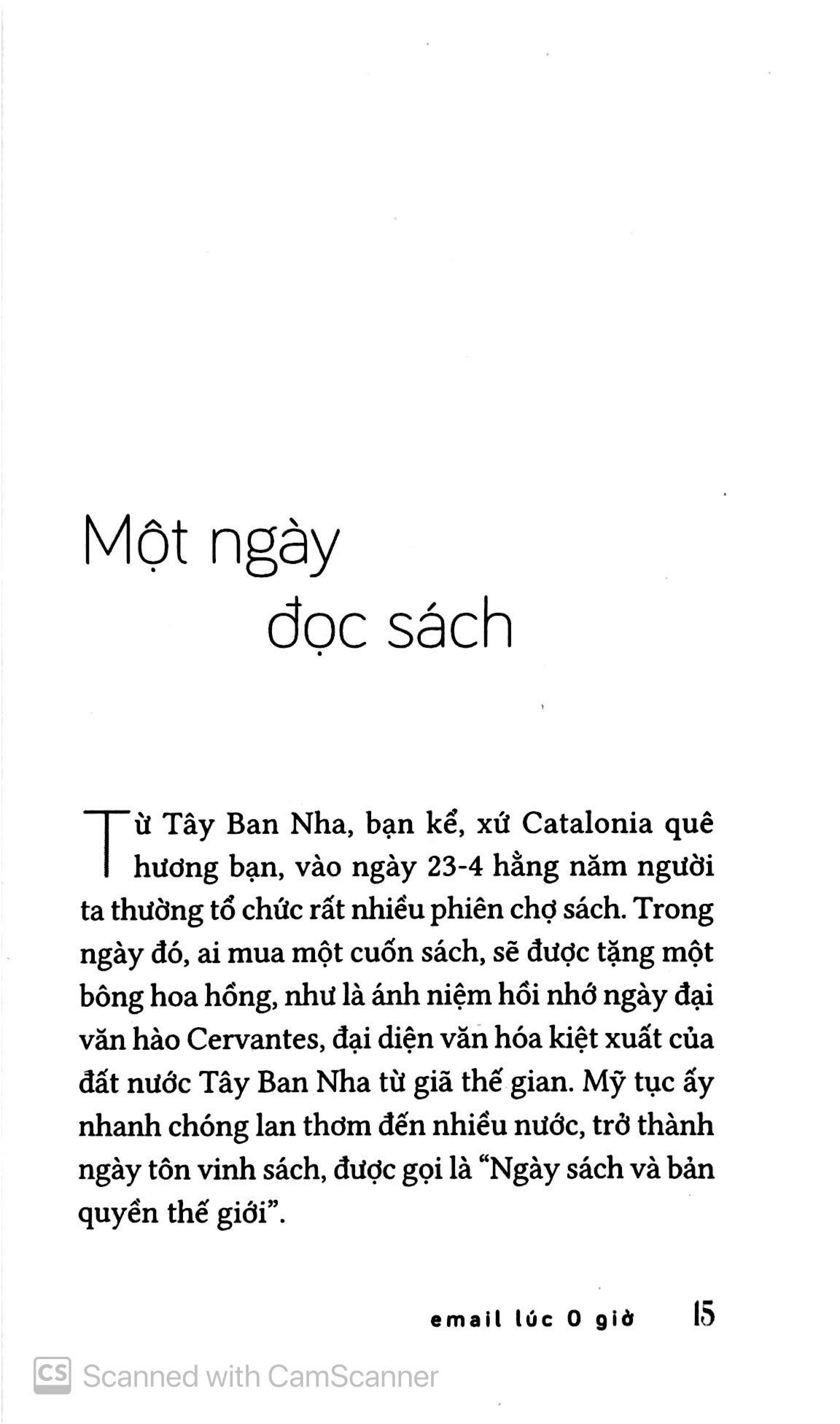 Email Lúc 0 Giờ (Tản Văn)