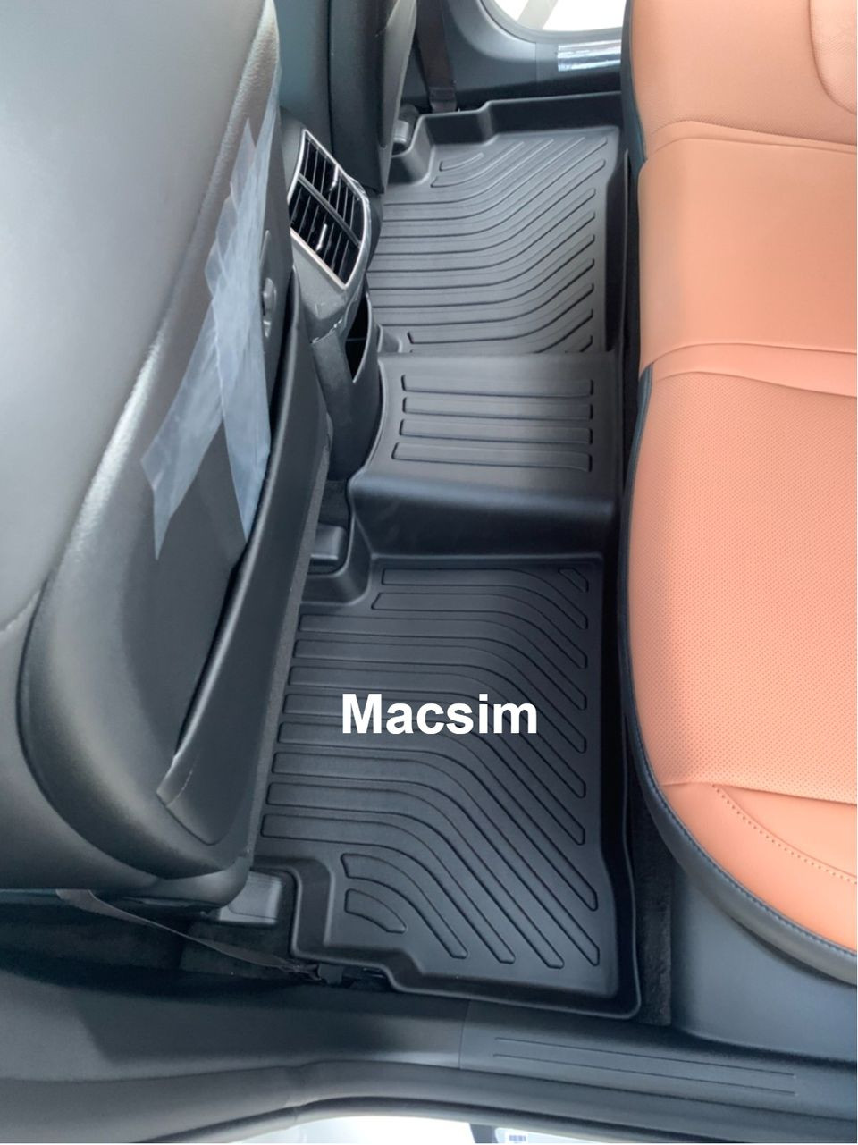 Thảm lót sàn xe ô tô Kia Sportage 2022 Nhãn hiệu Macsim chất liệu nhựa TPE cao cấp màu đen
