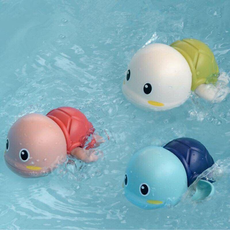 Rùa Bơi Vặn Cót - Đồ Chơi Nhà Tắm - đồ chơi Dưới Nước thả bồn tắm Cho Bé