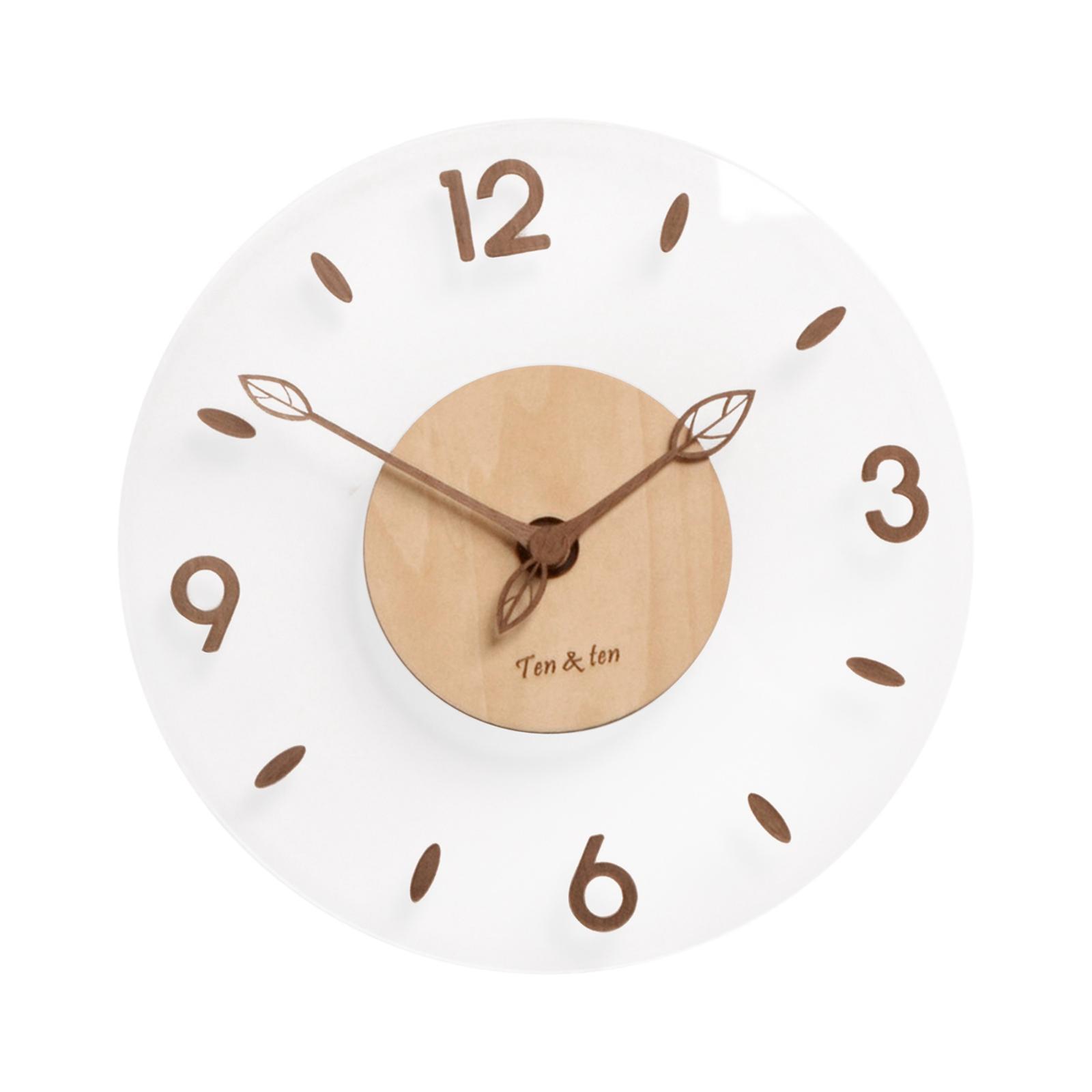 Acrylic Wall Clocks Non Ticking Silent Clock for Home/Kitchen/Office, Easy to Read