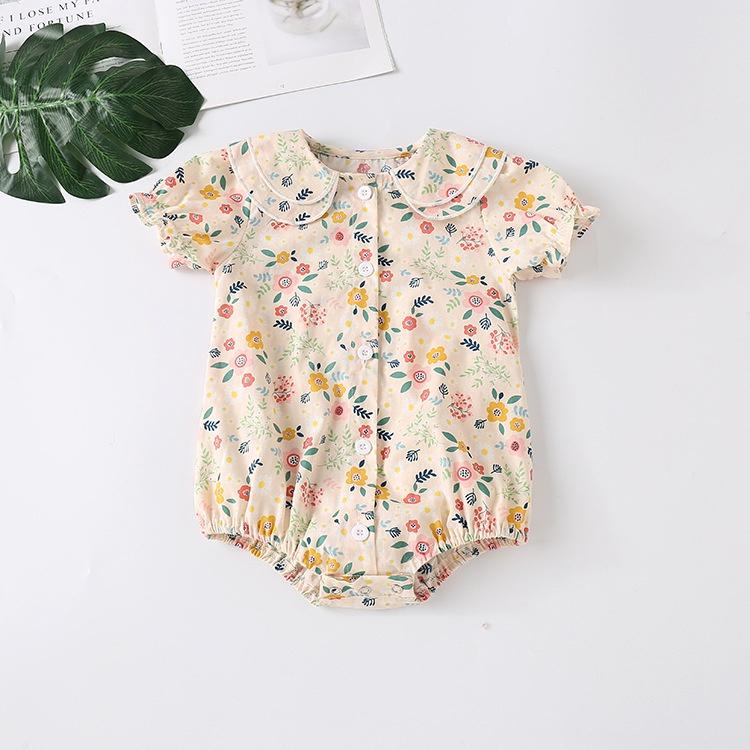 Bodysuit cho bé, áo liền quần bé gái họa tiết hoa nhí cực xinh từ 6-12kg Easy Baby