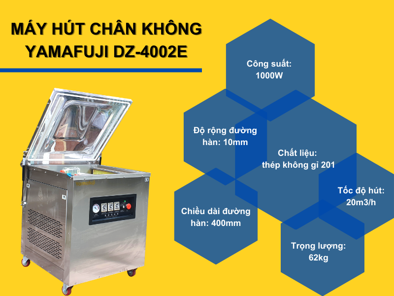 Máy hút chân không Yamafuji DZ-4002E