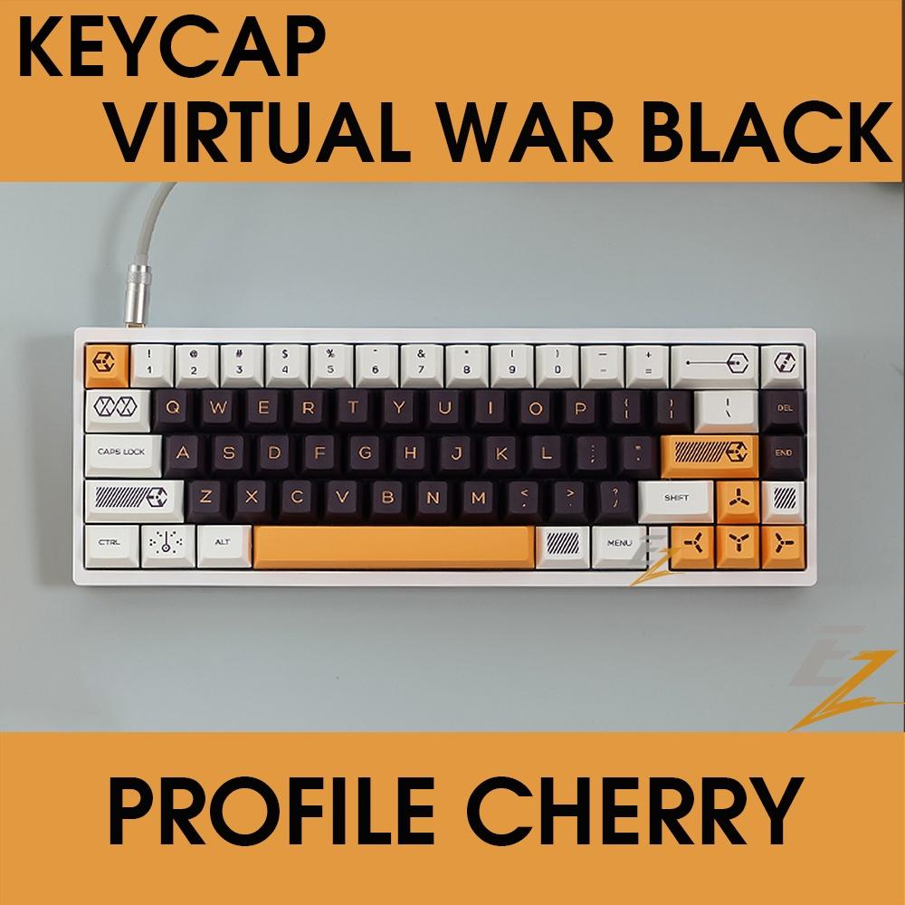 Keycap cho bàn phím Virtual War Cherry Profile Thick PBT 141 Phím