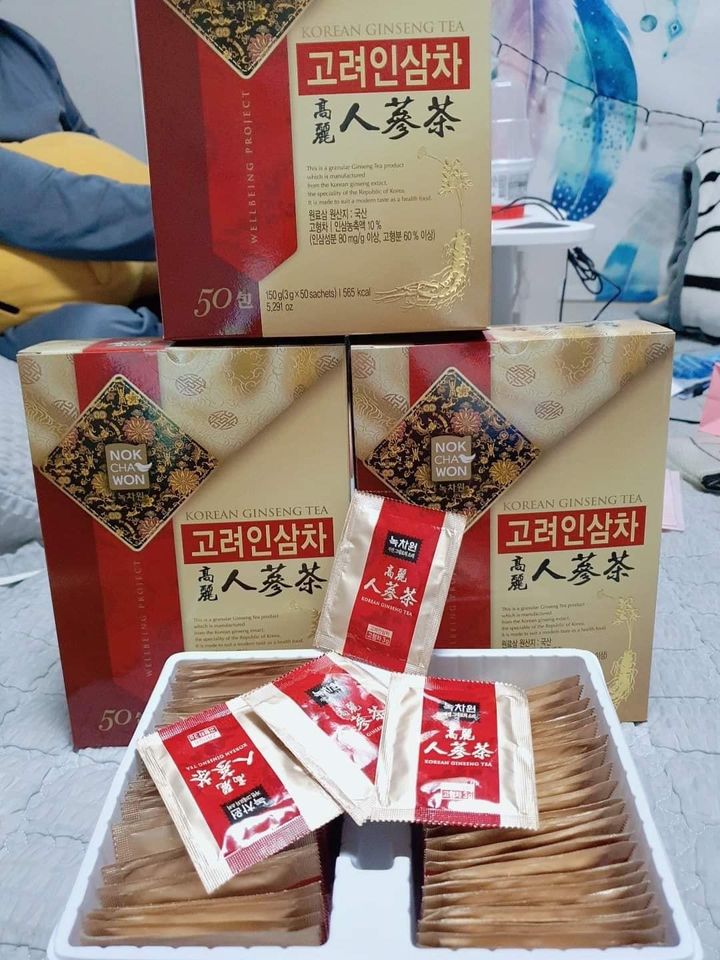 Trà Nhân Sâm Hàn Quốc Nokchawon Korean Ginseng Tea (3g x 50 gói)