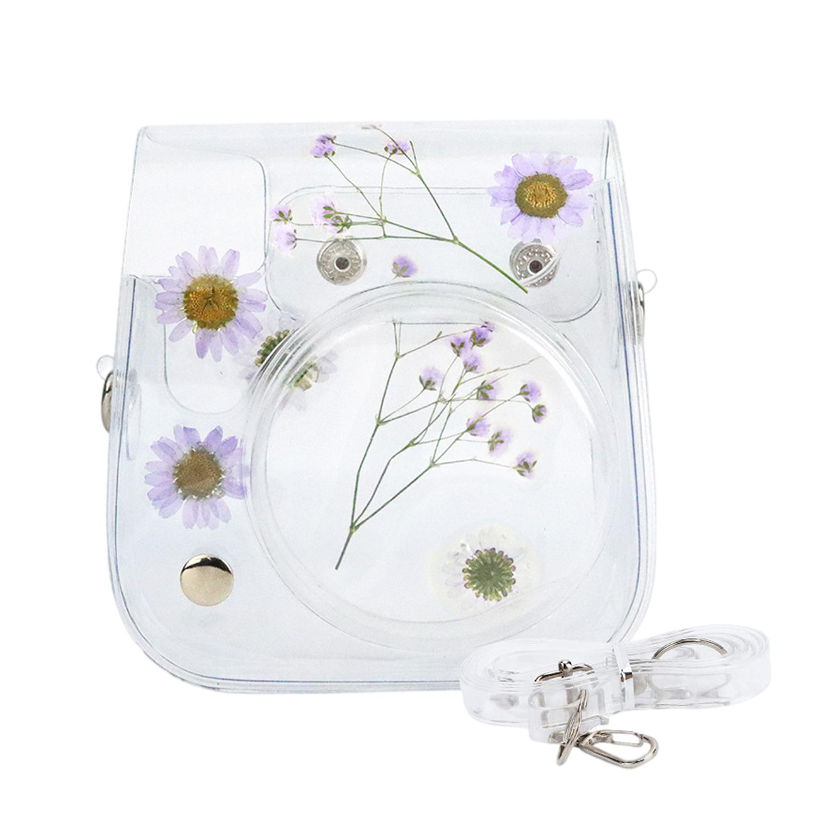 Camera Case, Portable PVC Material Adjustable Strap for Instax Mini 11 9 8