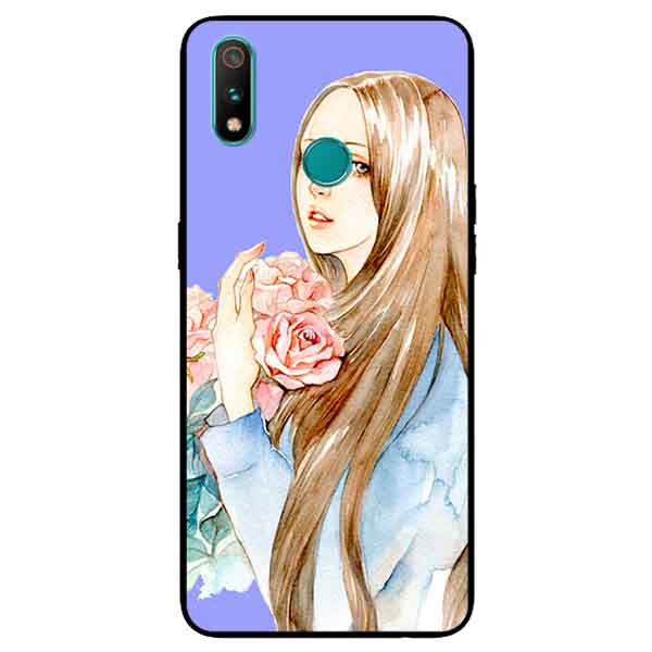 Ốp Lưng in cho Realme 3 Mẫu Girl Anime 14 - Hàng Chính Hãng