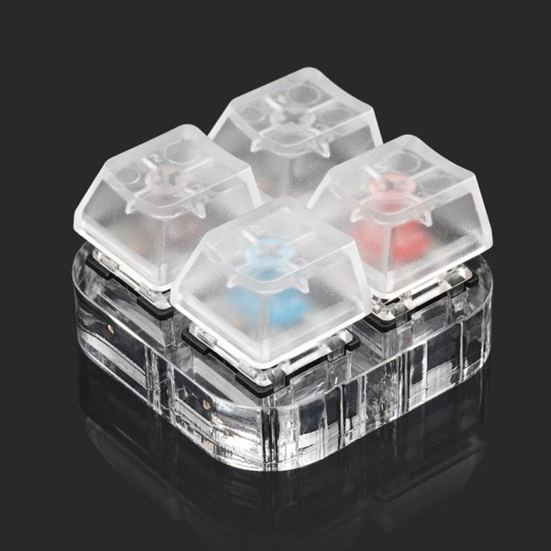 HSV 4 Key Caps Translucent Keycaps Testing Tool Gateron MX Switches Keyboard Tester