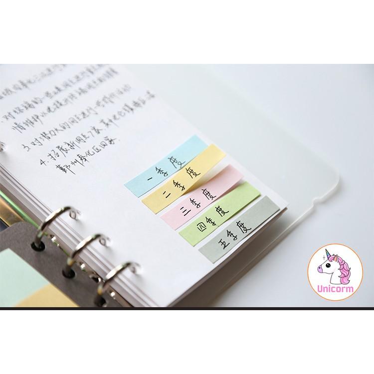 Giấy ghi chú - note bookmark sổ Còng