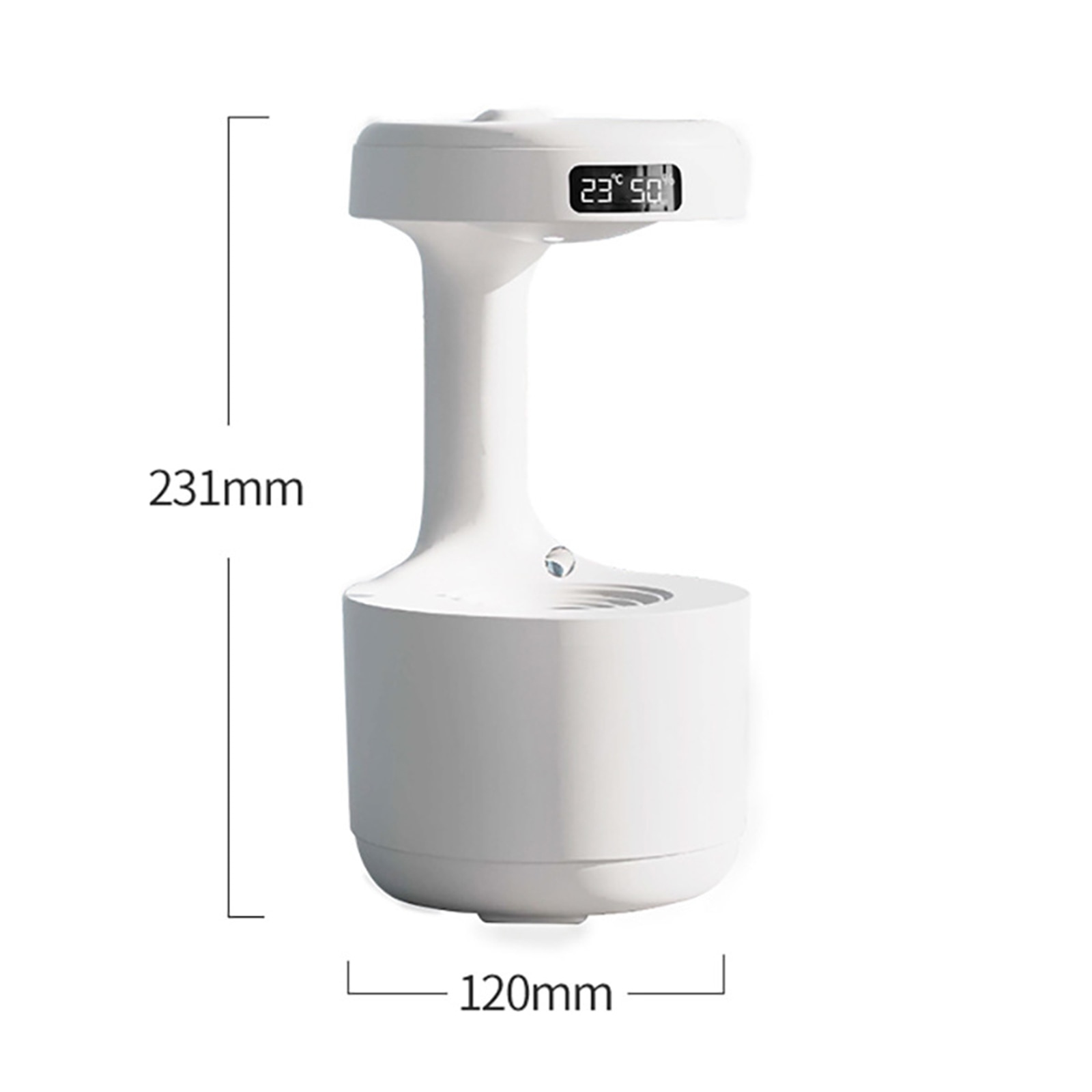 Máy tạo ẩm phun sương giọt nước không trọng lực Anti-gravity Air Humidifier Water Droplet 800ml