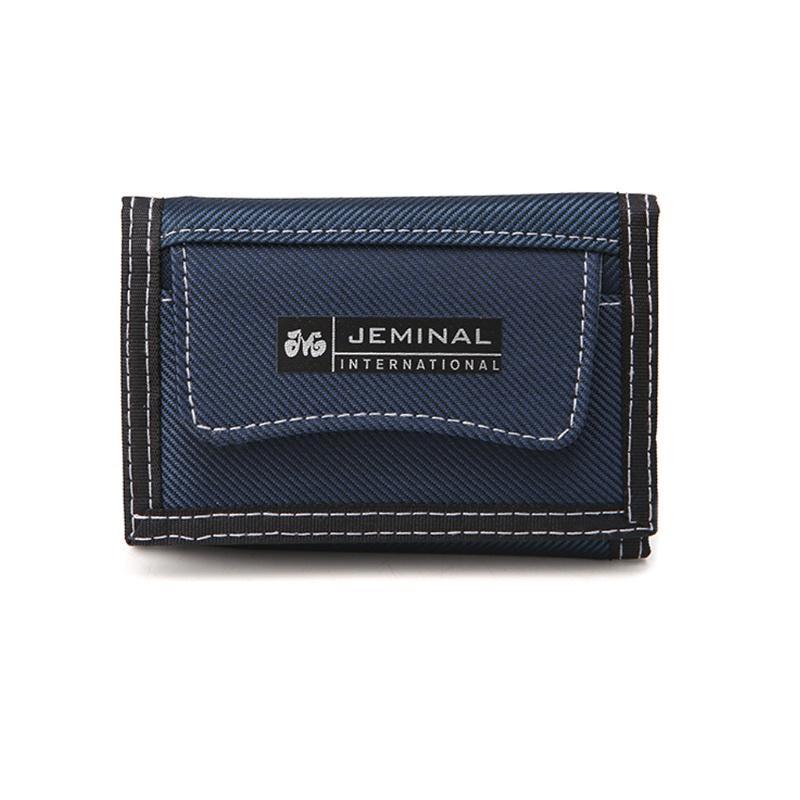 HAN Men Canvas Wallet Short Design Pocket Zipper Coin Purse Credit Card ID Holder