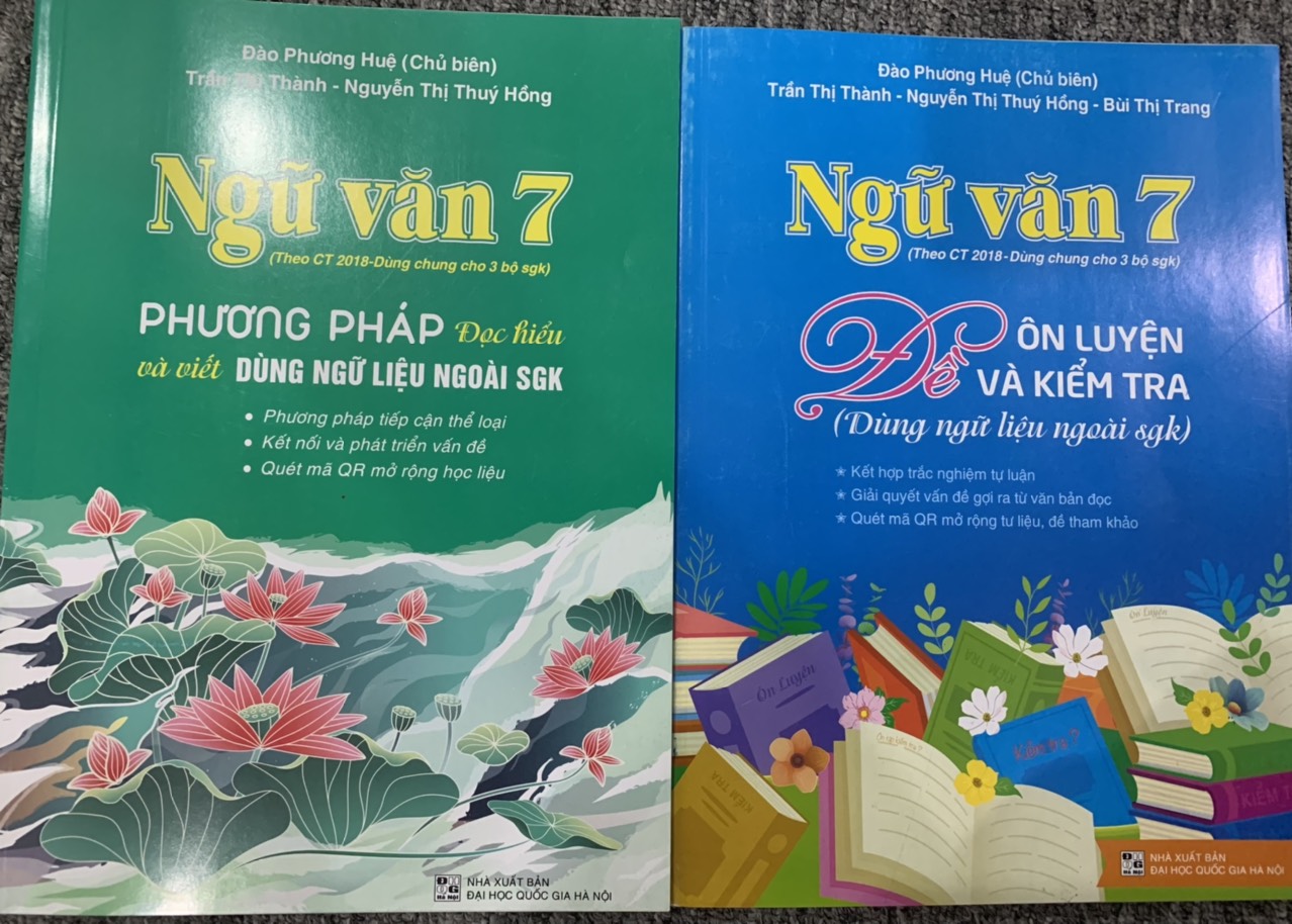 Combo Ngữ Văn 7 Phương pháp đọc hiểu và viết + Đề ôn luyện và kiểm tra