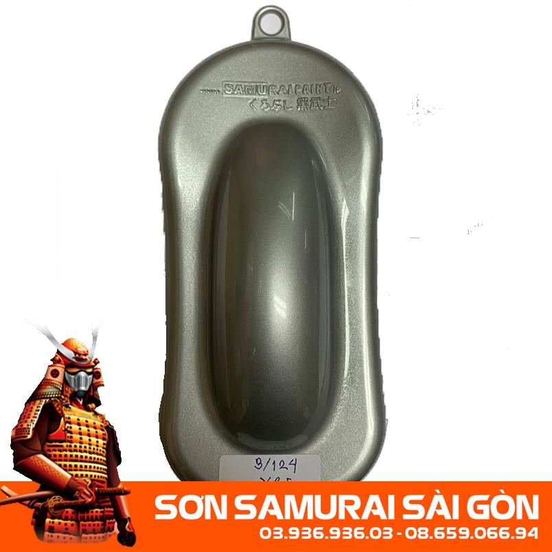 Sơn SAMURAI KUROBUSHI Y35* MÀU BẠC chính hãng - Sơn phun xe máy SAMURAI SÀI GÒN