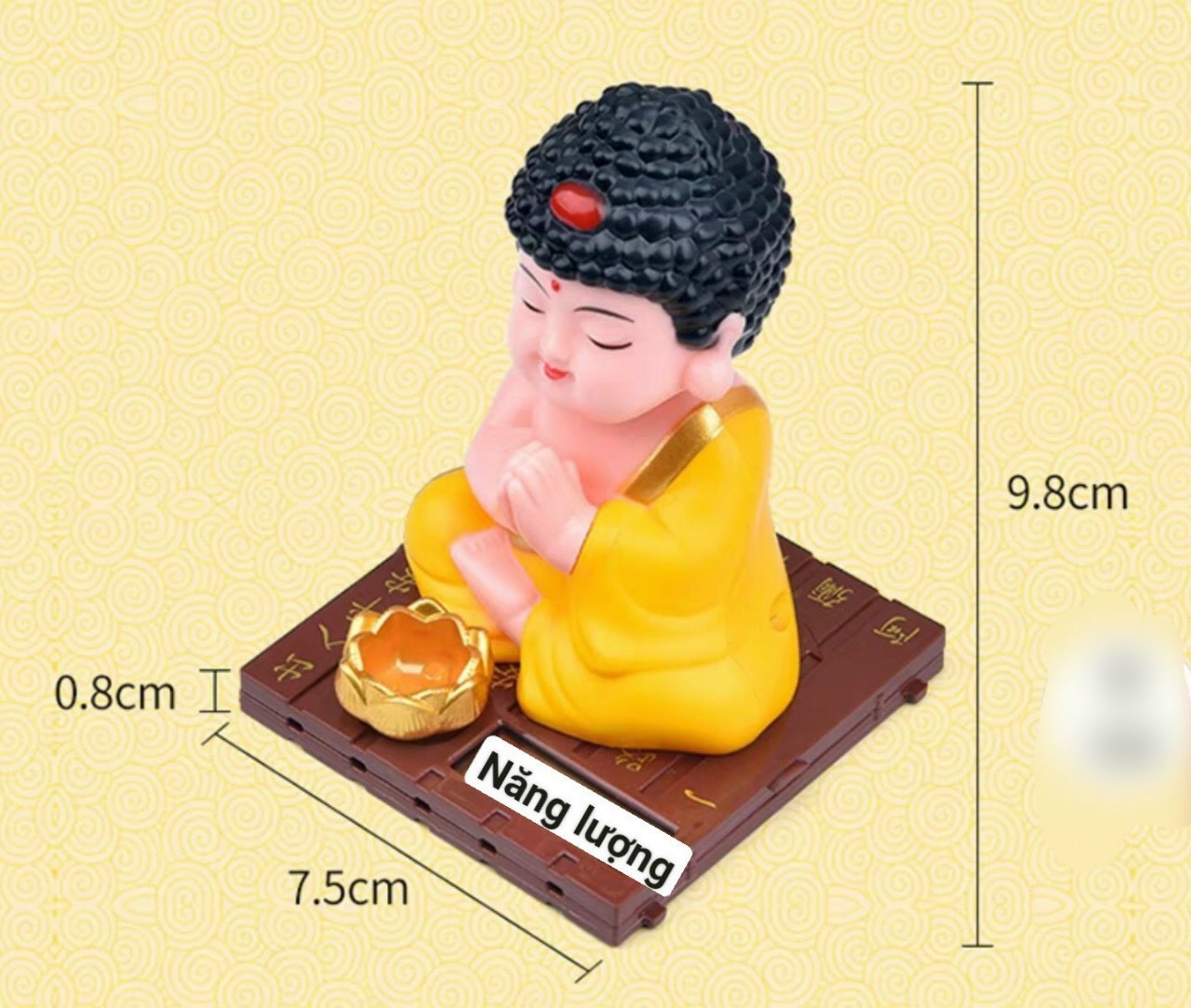 Tượng phật Adida gật đầu năng lượng