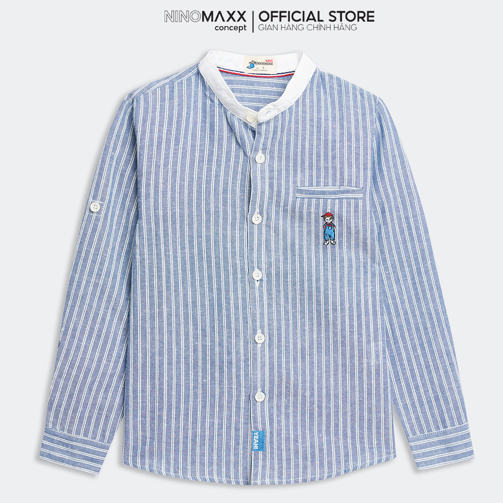 NINOMAXX KIDS Áo sơ mi Bé trai cotton linen 2103003