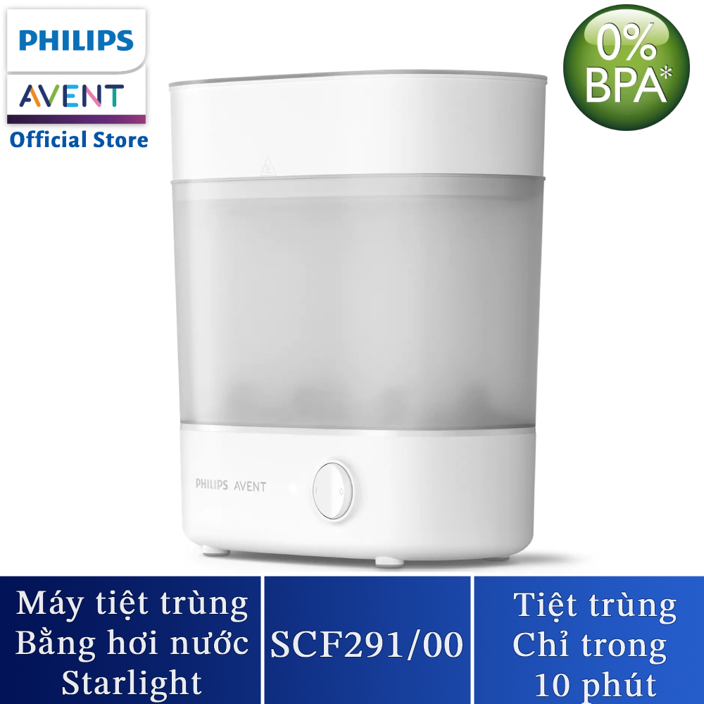 Máy tiệt trùng bình sữa 3 trong 1 Philips Avent Starlight SCF291/00