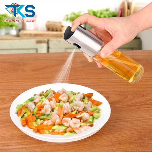 Bình xịt dầu ăn thuỷ tinh 100ml