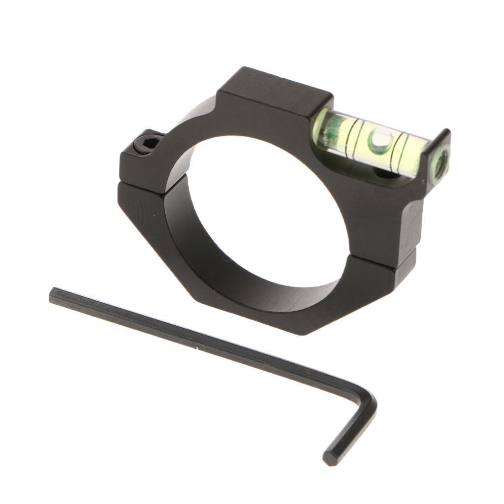 2X 25.4mm 1 Inch Aluminum Alloy Sight Fixture Tube Telescope Spirit Level Clamp