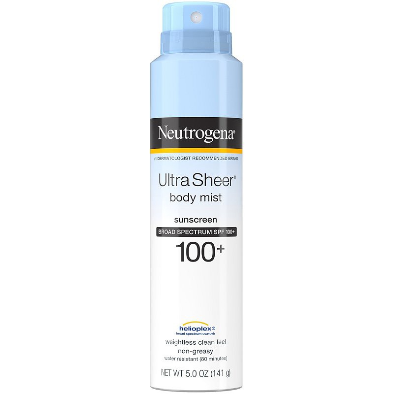 Xịt chống nắng Neutrogena Ultra Sheer Body Mist Sunscreen SPF 100+ 141g