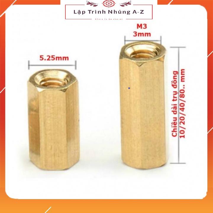 [Lập Trình Nhúng A-Z][G6] Trụ Cột Đồng Hình Lục Giác M3 Các Loại
