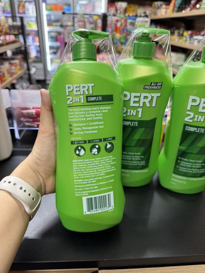 Dầu Gội &amp; Xã The Original 2In1 And Still The Best Pert Classic Clean 1L