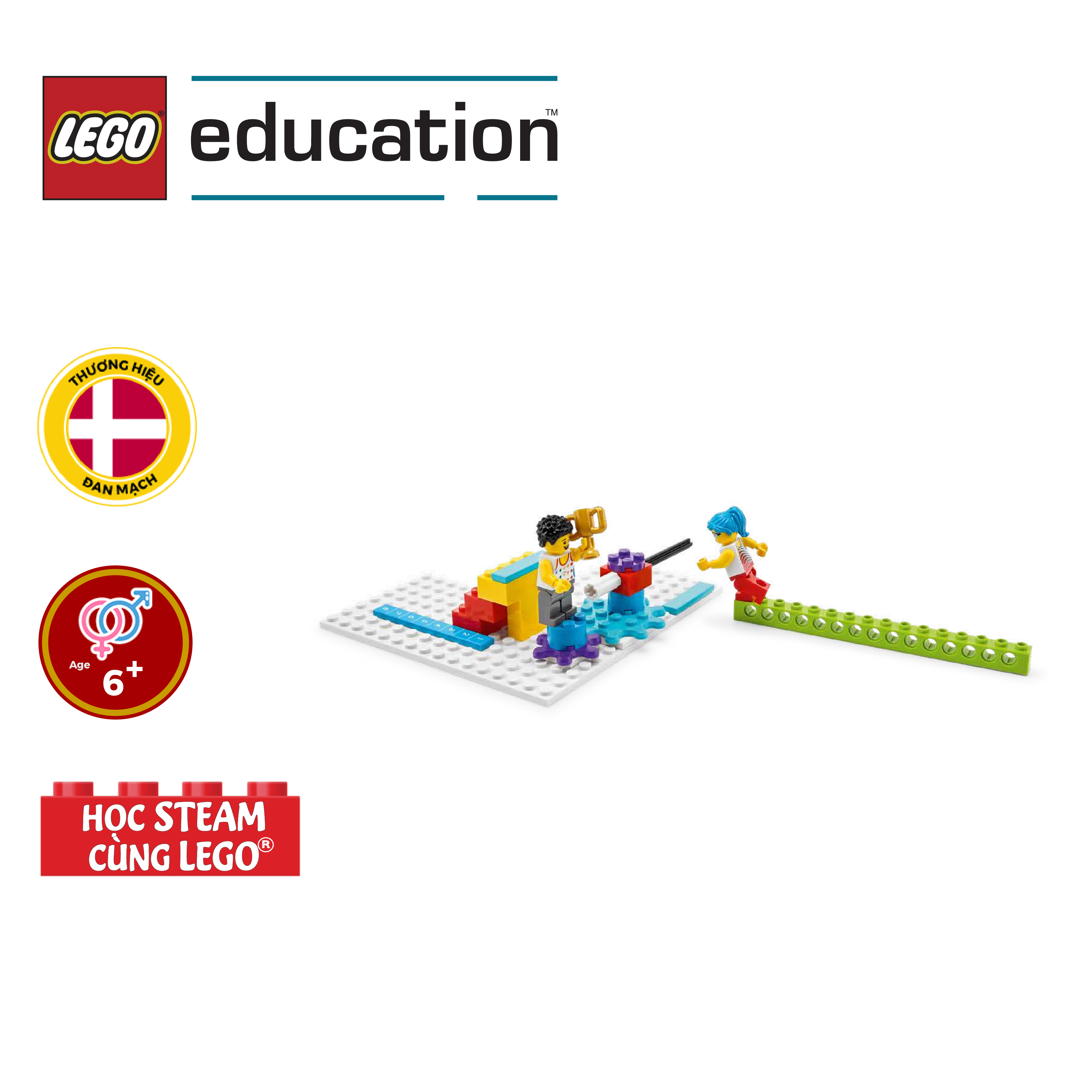 Đồ chơi trẻ em STEAM (*) LEGO Education BricQ 2000471 cho bé từ 6 -10 tuổi