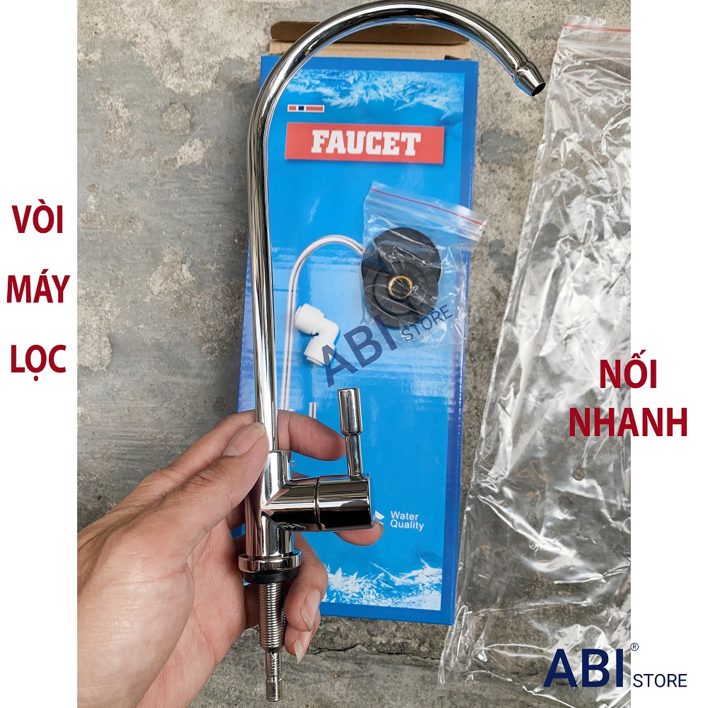 VÒI MÁY LỌC NƯỚC, VÒI THIÊN NGA inox tay gạt cao cấp