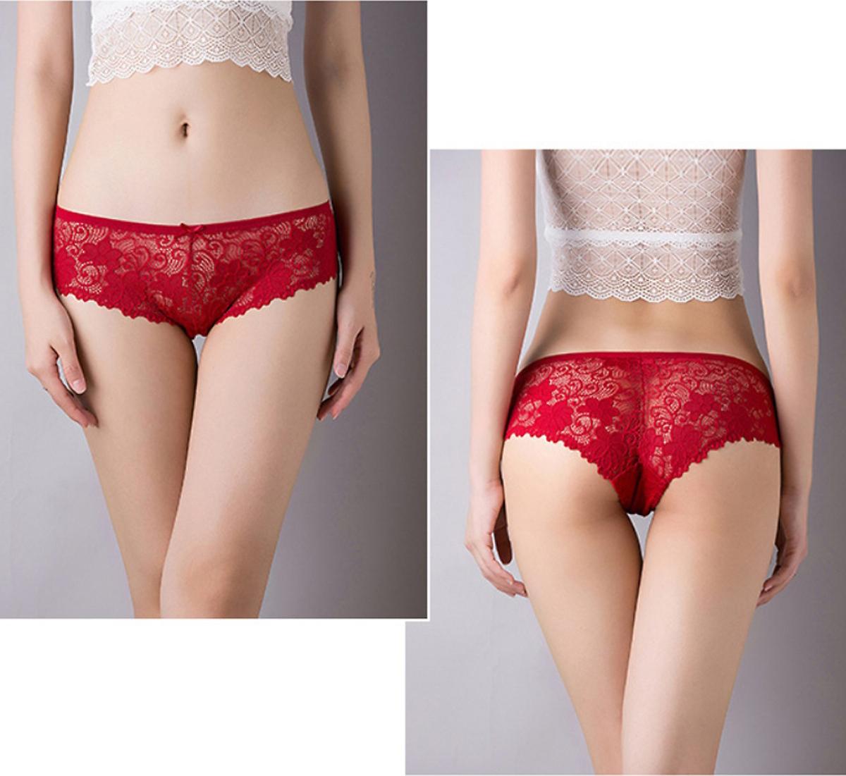 Quần lót nữ có ren sexy màu đỏ