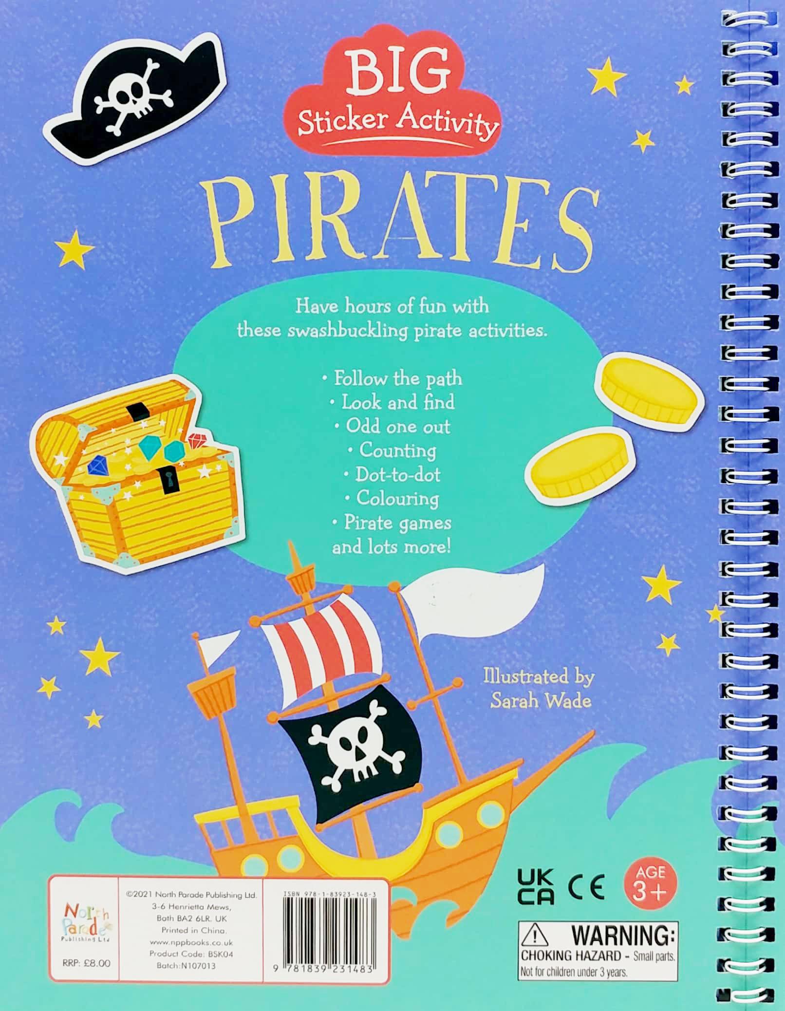 Big Sticker Activity - Pirates