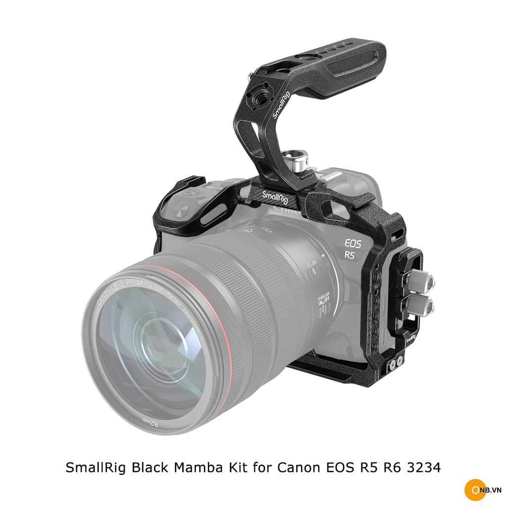 SmallRig Black Mamba Kit - Khung máy ảnh dành cho  máy   Canon EOS R5 R6 3234 - Hàng Chính Hãng