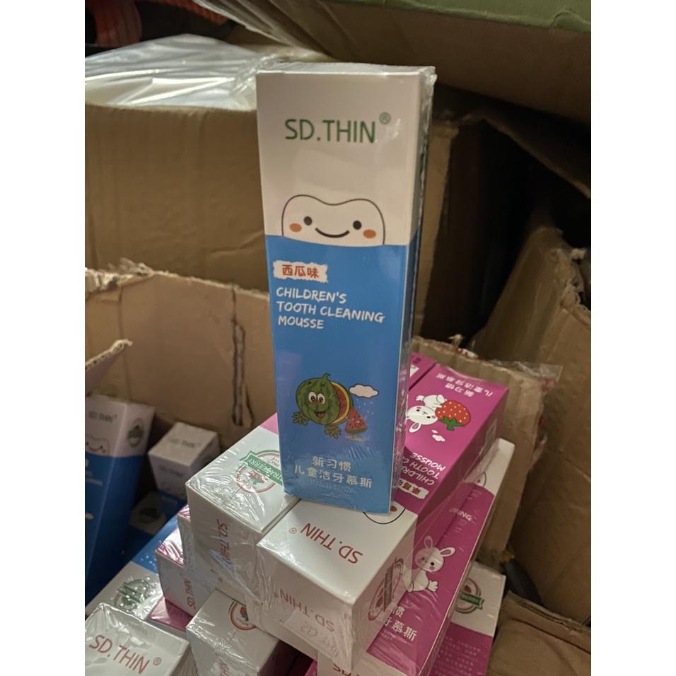 Kem Đánh Răng Tạo Bọt Cho Bé Hương Vị Dâu Tây, Cam Và Dưa Hấu