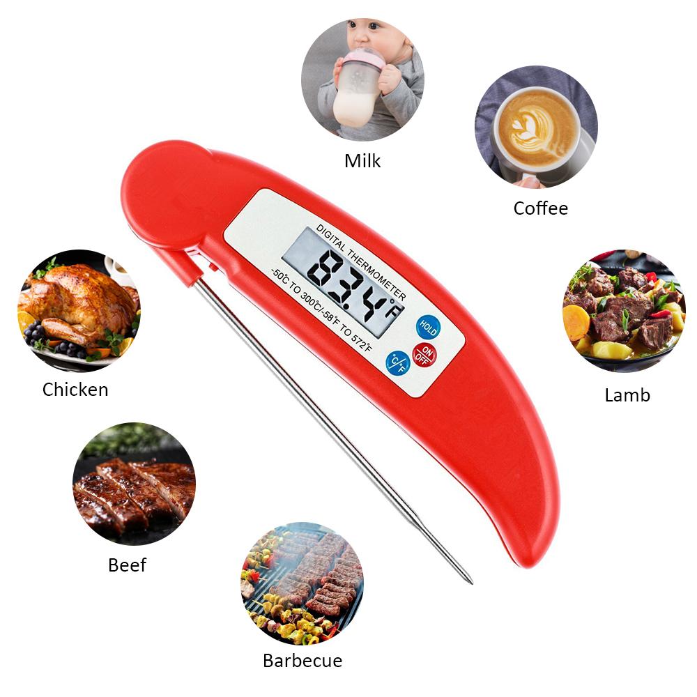 Nhiệt kế đo thức ăn nhà bếp di động Không thấm nước, đầu dò bằng thép không gỉ