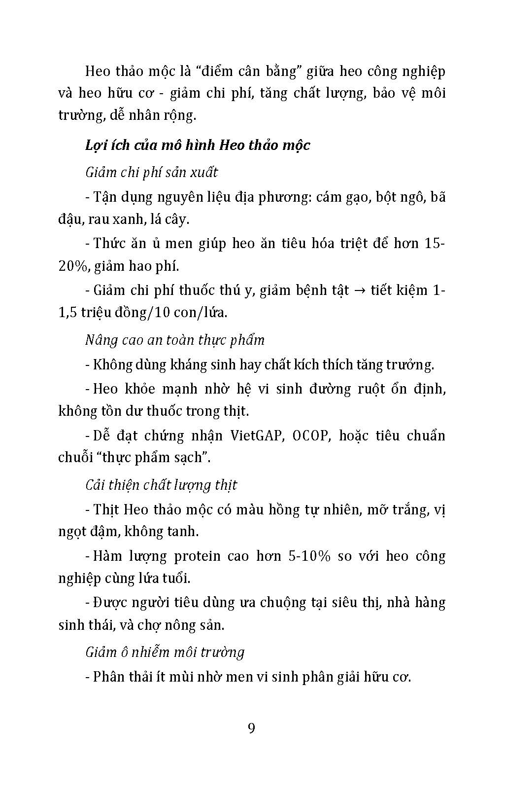 Nuôi Heo Thảo Mộc (Tủ sách Làm Nông Kiểu Mới - Xanh, Sạch, Bền Vững)