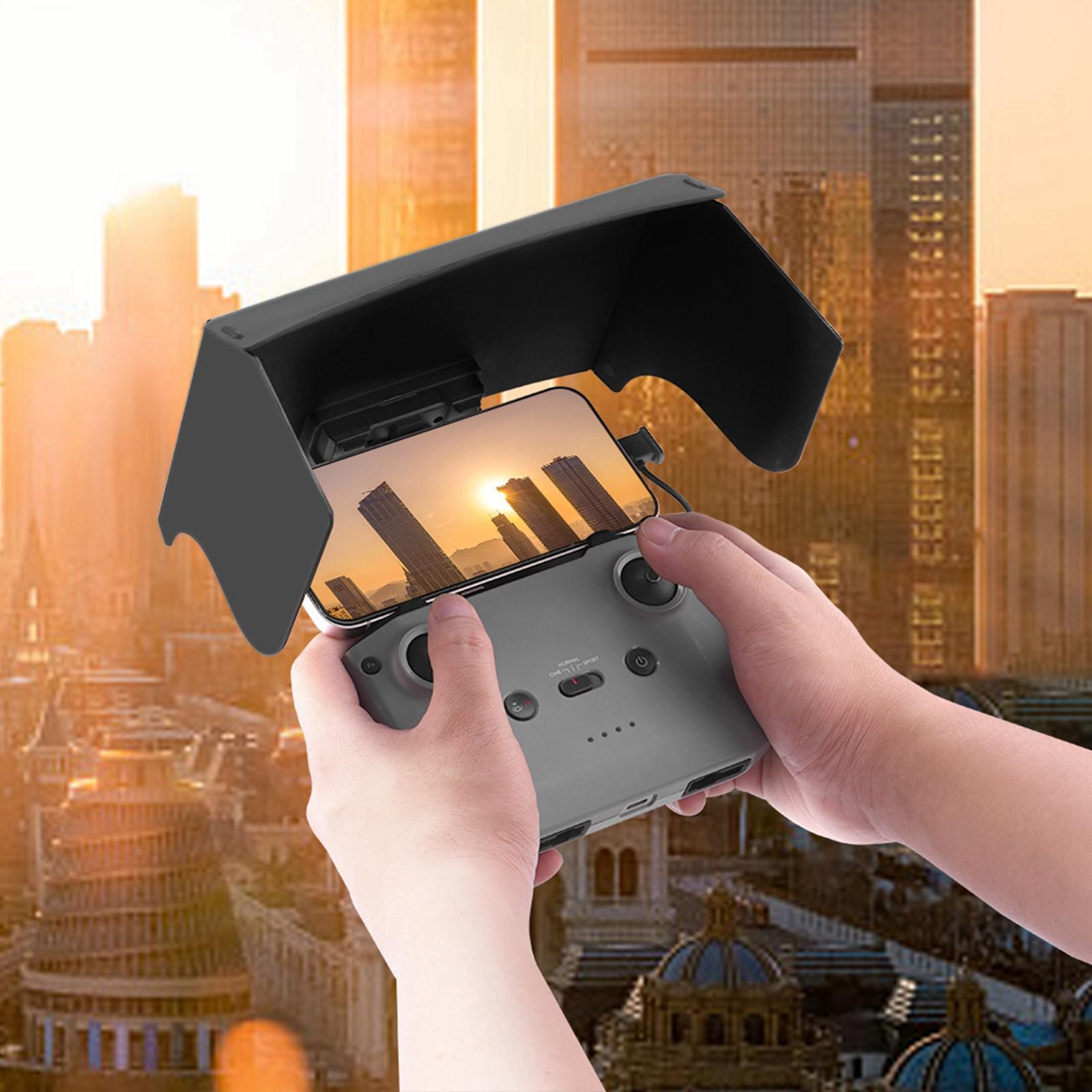 Mobile Phone Sun Hood Remote Control Cover Drone Sunshade for DJI Air 2S/Mini 2/Mini 3 Protector